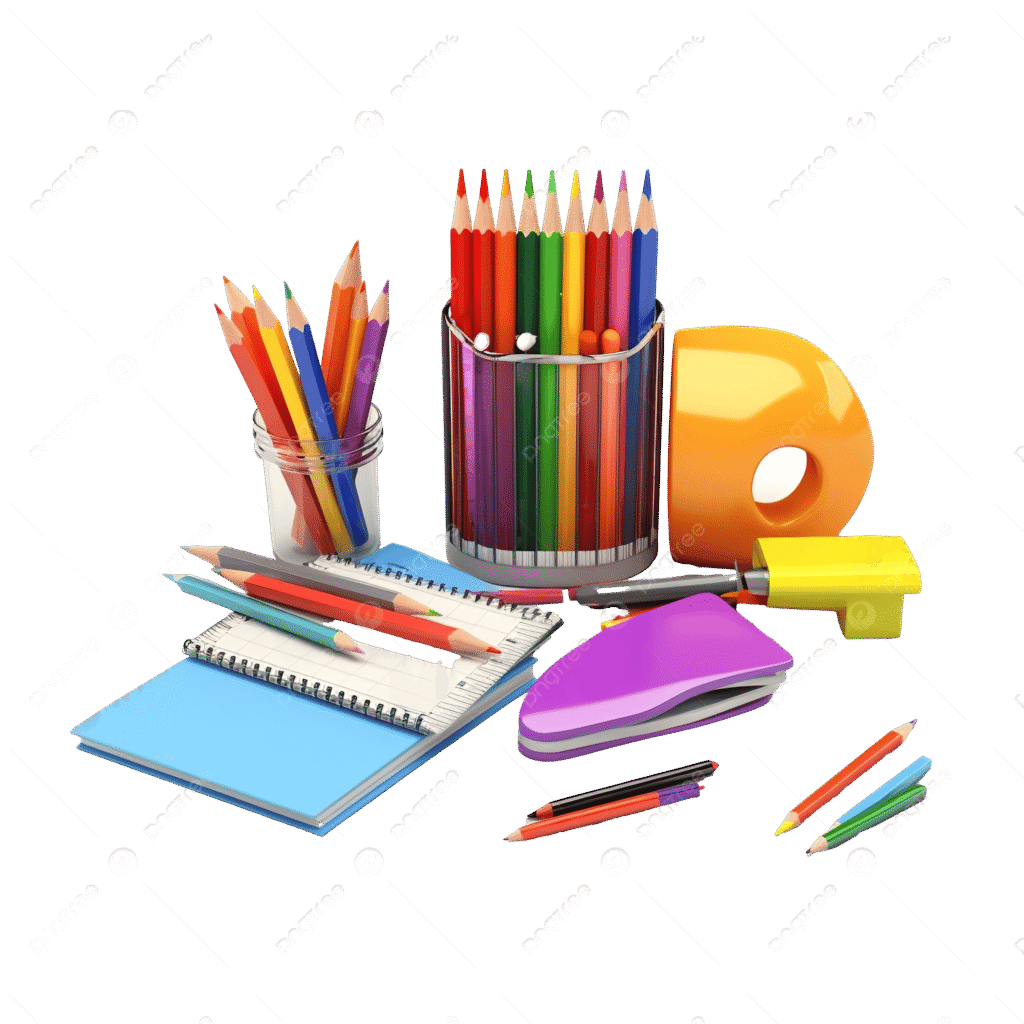 Pngtree 3d School Stationery Png Image 14611061 1024x1024